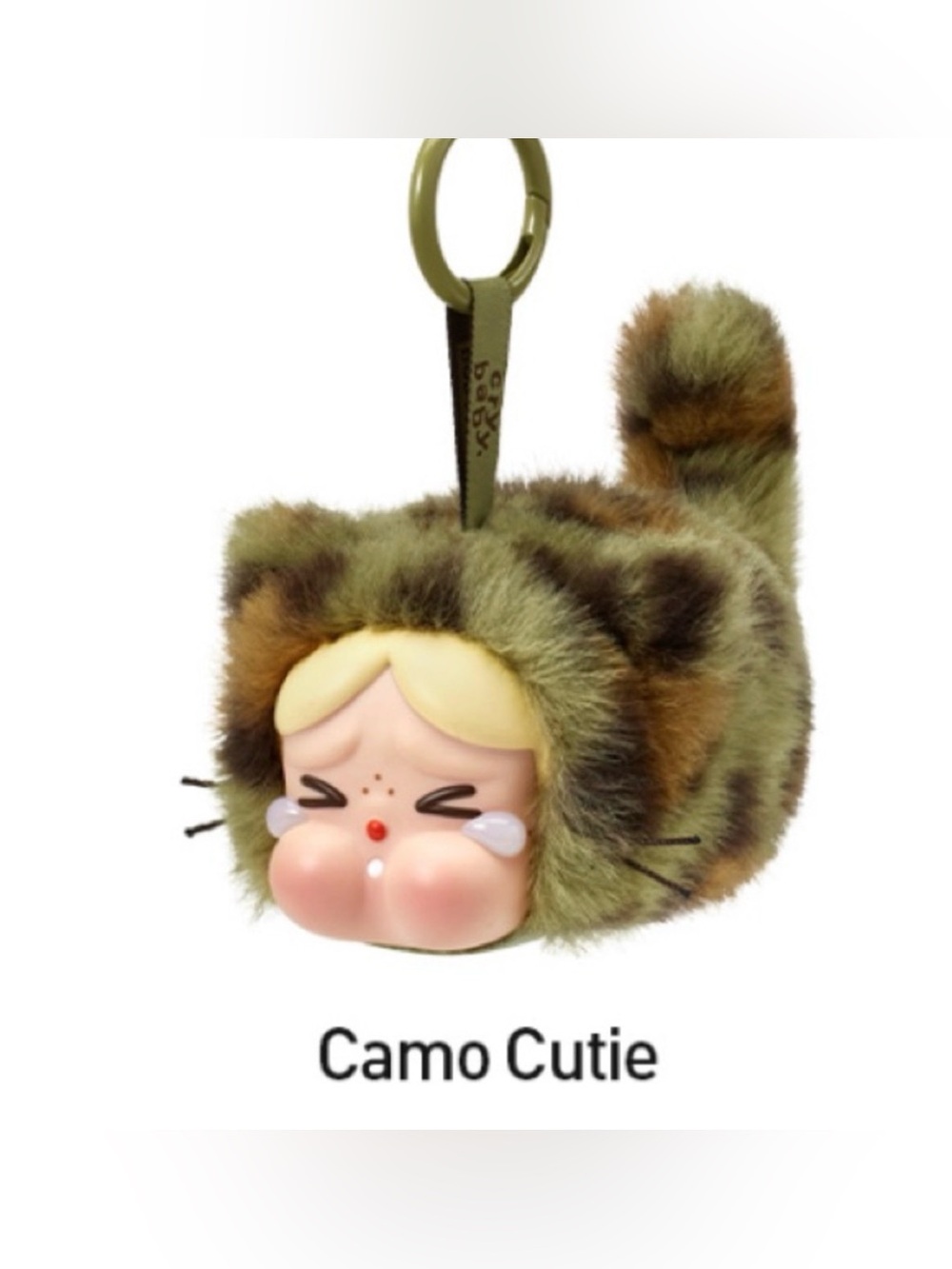 POPMART CRYBABY Wild but Cutie Camo Keychain Charm
